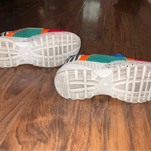 Colorful Zebra Print Sneakers - Picture 4 of 4